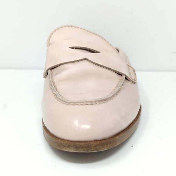 AGL Attilio Giusti Leombruni Stud Trim Penny Loafer Mule Pale Pink, Women's 6 - Picture 5 of 11